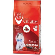 Van Cat, наполнитель комкующийся натуральный, без пыли, 5 кг