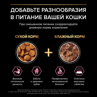 Pro Plan, влажный корм для взрослых кошек при чувств. пищеварении, кусочки в соусе с ягненком, 85 г