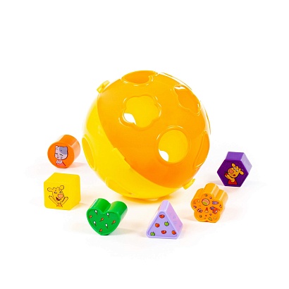 Игрушка развивающая "Оранжевая корова" "Шар" (в сеточке)