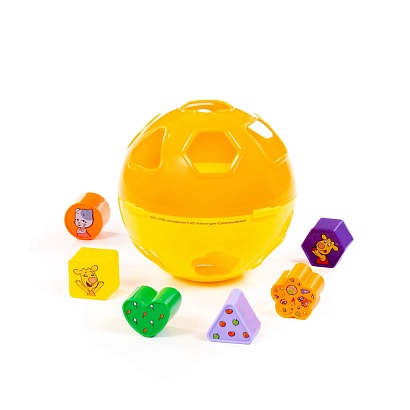 Игрушка развивающая "Оранжевая корова" "Шар" (в сеточке)