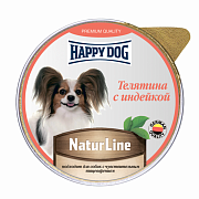 Happy dog, паштет для собак, телятина с индейкой, 125 г