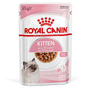 Royal Canin Kitten, влажный корм для котят 4-12 мес, кусочки в желе, 85 г