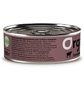 Organix, консервы для собак, говядина с языком, 100 г