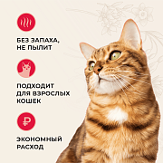 Van Cat, наполнитель комкующийся натуральный, без пыли, 5 кг