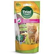 Мягкая соломка из утки для кошек, 40г, Triol 