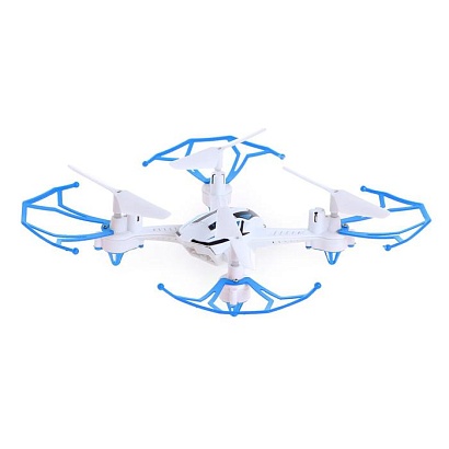 Квадрокоптер радиоуправляемый "SKYDRONE", работает от аккум, синий