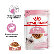 Royal Canin Kitten, влажный корм для котят 4-12 мес, кусочки в желе, 85 г