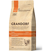 Grandorf Cat STERILISED Turkey, для стерилизованных кошек, индейка, 2 кг
