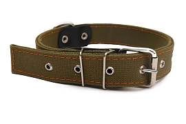 Ошейник брезентовый №30 1/2 ДВОЙНОЙ брез (57 см)  Rich Breed
