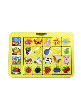 Обучающая игра "Досочки ассоциации №1", 19,5*27,5*0,6 см