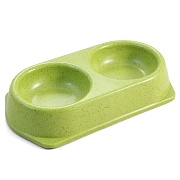 Triol, миска NATURAL из бамбука двойная, 0,18*2л