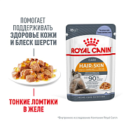 Royal Canin Hair & Skin Care, влажный корм для кошек 1-7 лет, идеальная кожа и шерсть, 85 г