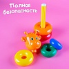 Пирамидка 5 колец "Жирафик"