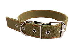Ошейник брезентовый №20 ДВОЙНОЙ брез (40 см) Rich Breed