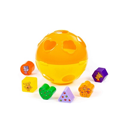 Игрушка развивающая "Оранжевая корова" "Шар" (в сеточке)