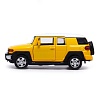 Машина металлическая TOYOTA FJ CRUISER, 1:43, инерция, открываются двери, цвет желтый