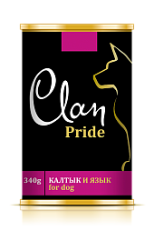 CLAN PRIDE влажный корм для собак Калтык и язык 340 г