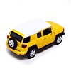 Машина металлическая TOYOTA FJ CRUISER, 1:43, инерция, открываются двери, цвет желтый